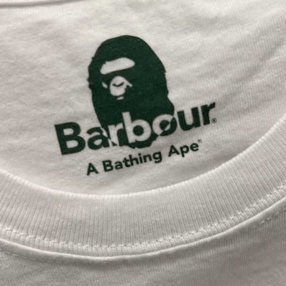 A Bathing Ape x Barbour Mens Tee (Sm) - Picture 2 of 4